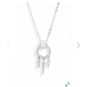 Nadri Gwen crystal pendant necklace